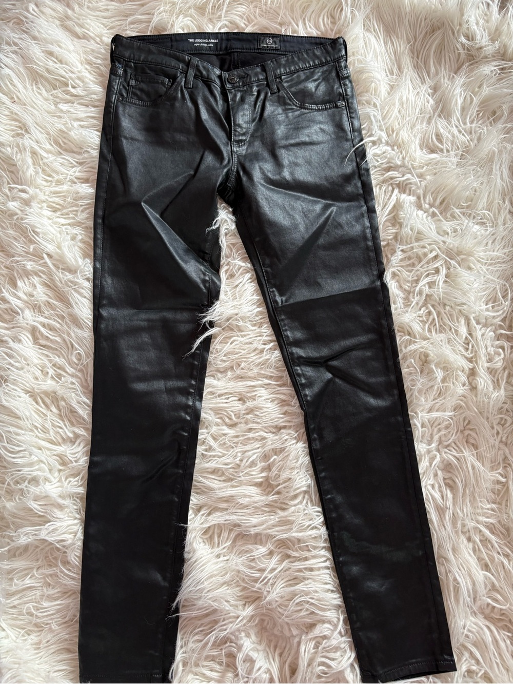 AG Adriano Goldschmied The Legging Ankle Super Skinny Jeans Black